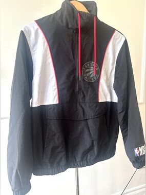NBA Toronto Raptors 1/2 Zip Windbreaker Jacket • Youth Medium